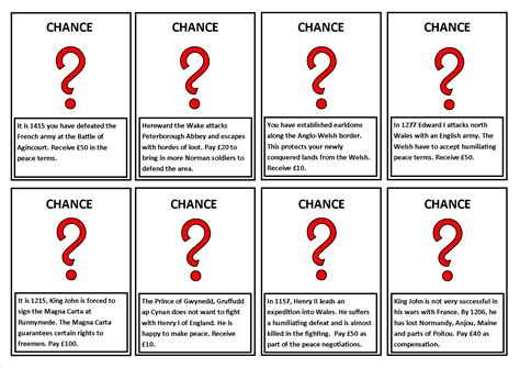 monopoly chance cards list|Monopoly Chance Cards .